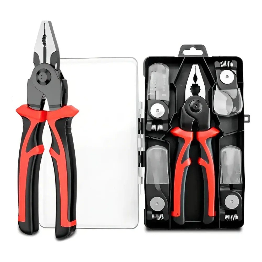 Kit Pinza Alicate Multiherramienta 5 En1