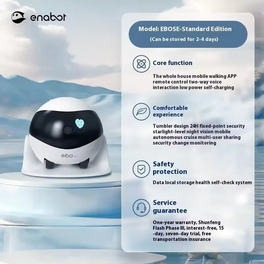 Robot de compañía y cámara de vigilancia inalámbrica Enabot EBO Air / EBO SE - Control en tiempo real para el hogar y mascotas