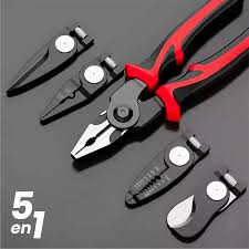 Kit Pinza Alicate Multiherramienta 5 En1