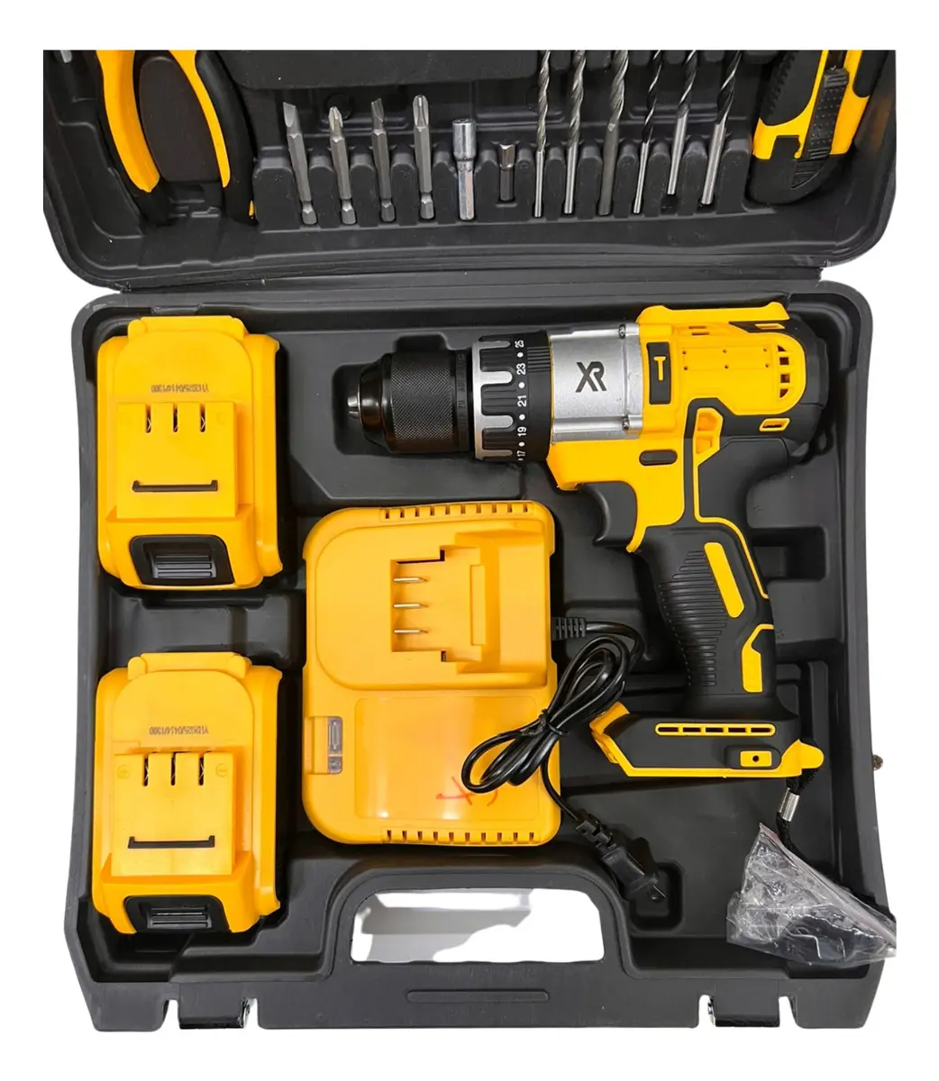 Taladro 68v con accesorios batería