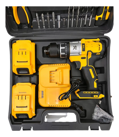 Taladro 68v con accesorios batería