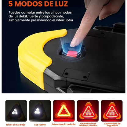 Lampara Triangulo De Señalizacion Luz